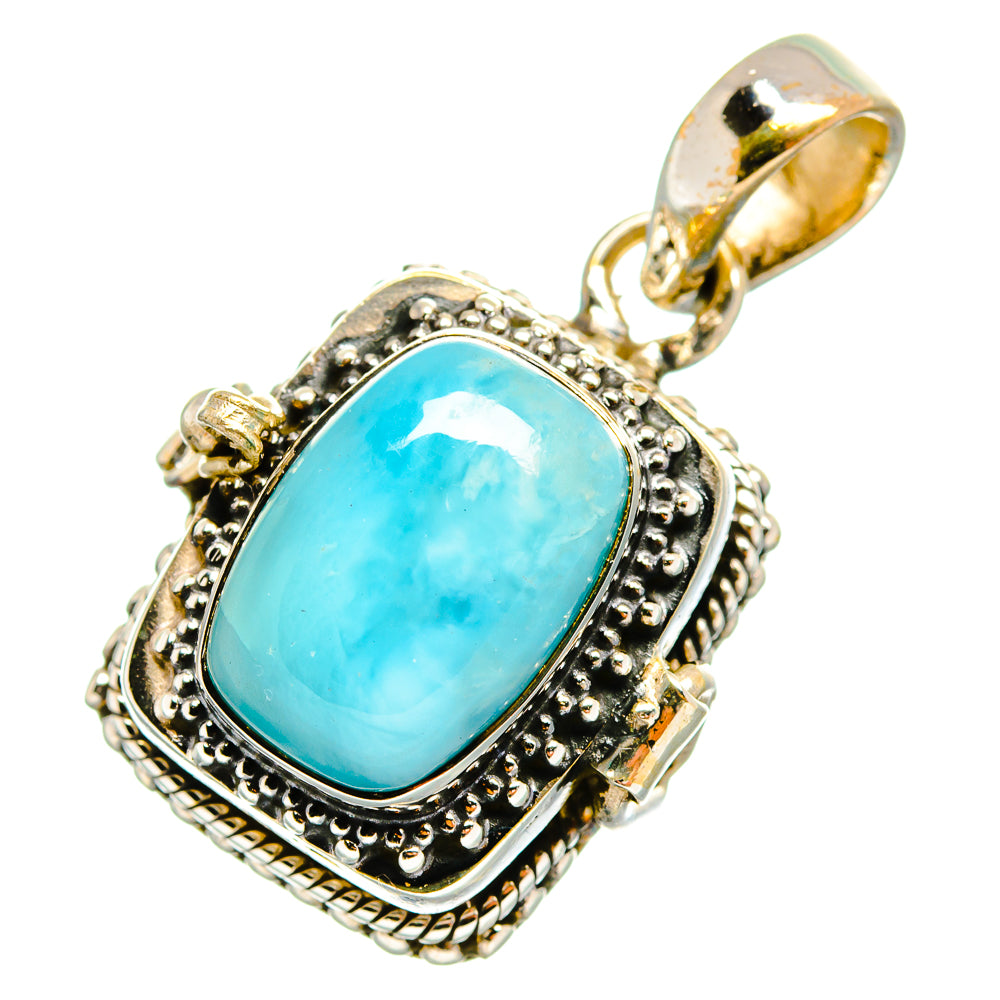Larimar Pendants handcrafted by Anasilvercos - PD10420