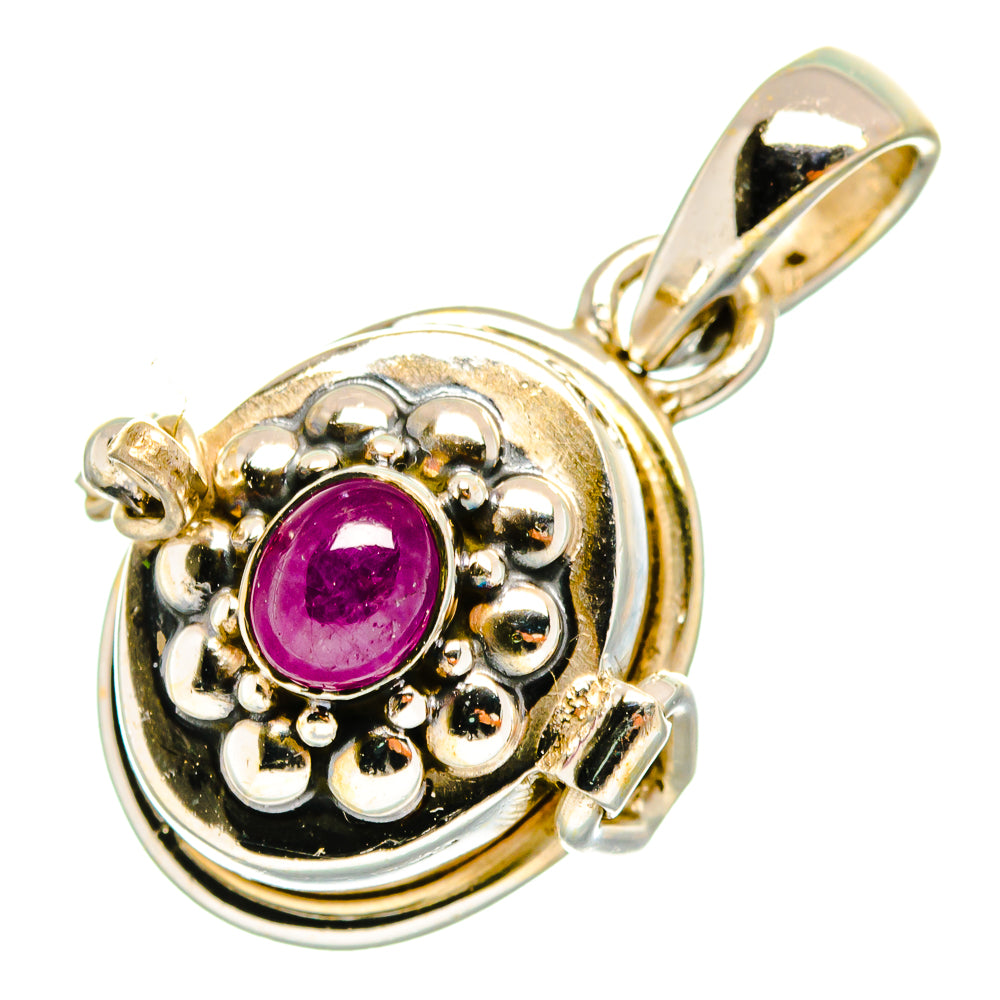 Ruby Pendants handcrafted by Anasilvercos - PD10423
