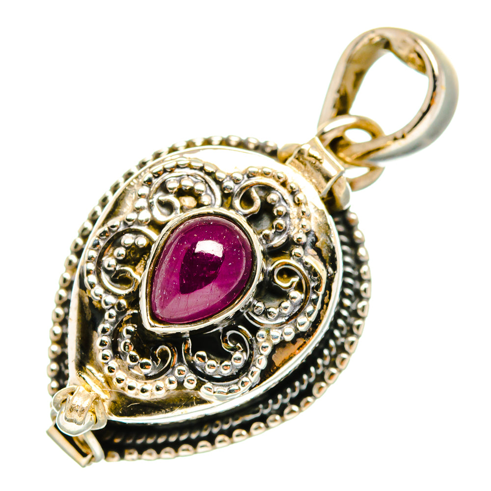 Ruby Pendants handcrafted by Anasilvercos - PD10426