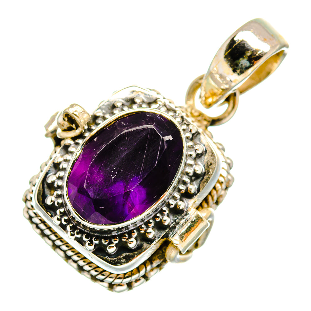 Amethyst Pendants handcrafted by Anasilvercos - PD10428