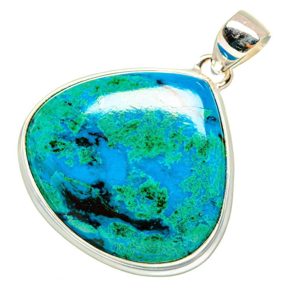 Chrysocolla Pendants handcrafted by Anasilvercos - PD10443