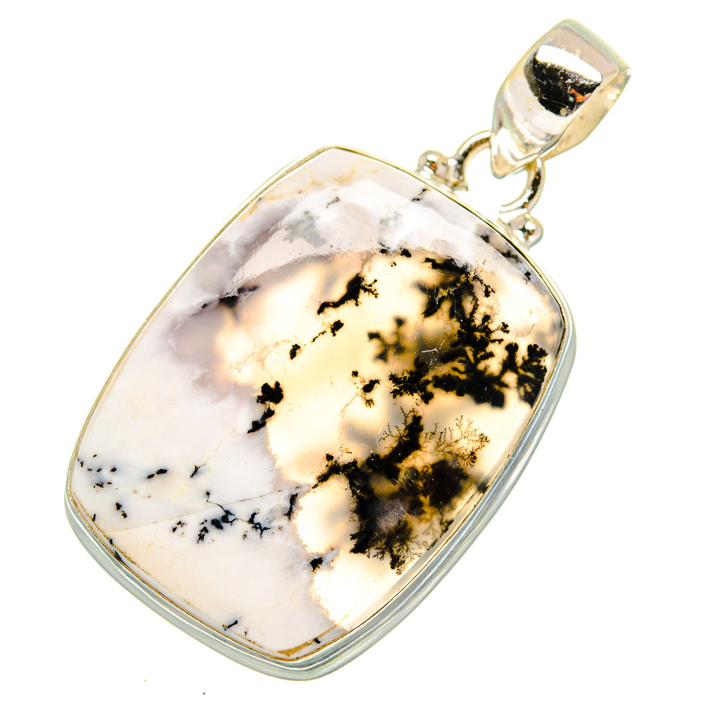 Dendritic Opal Pendants handcrafted by Anasilvercos - PD10445