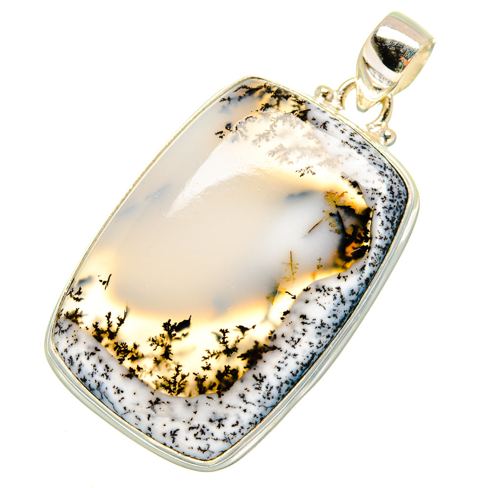 Dendritic Opal Pendants handcrafted by Anasilvercos - PD10454