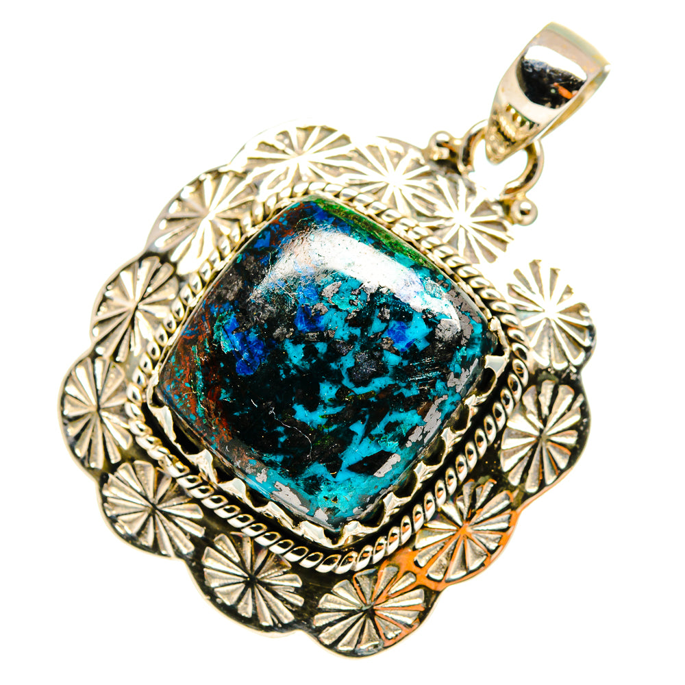 Shattuckite Pendants handcrafted by Anasilvercos - PD10455