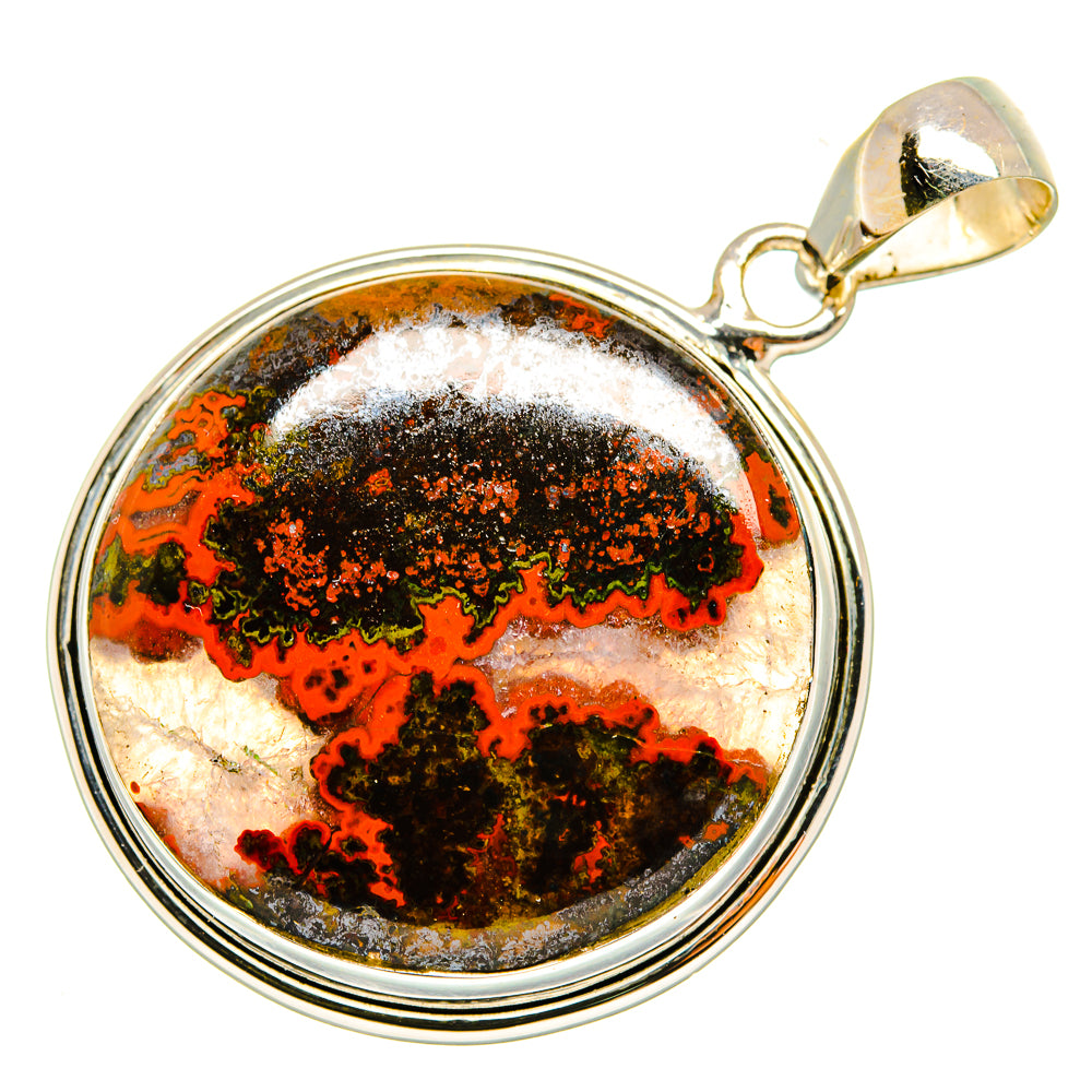 Moroccan Agate Pendants handcrafted by Anasilvercos - PD10470