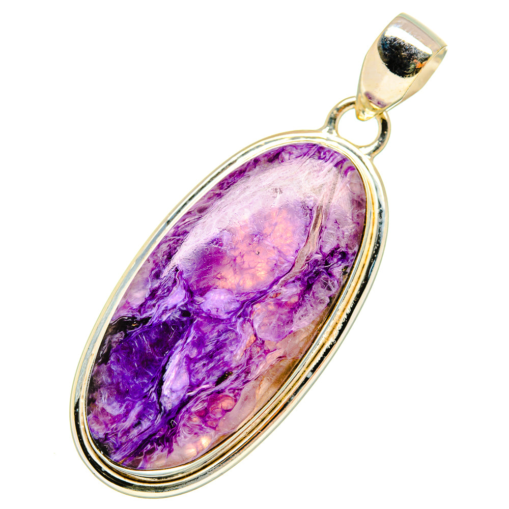 Charoite Pendants handcrafted by Anasilvercos - PD10473