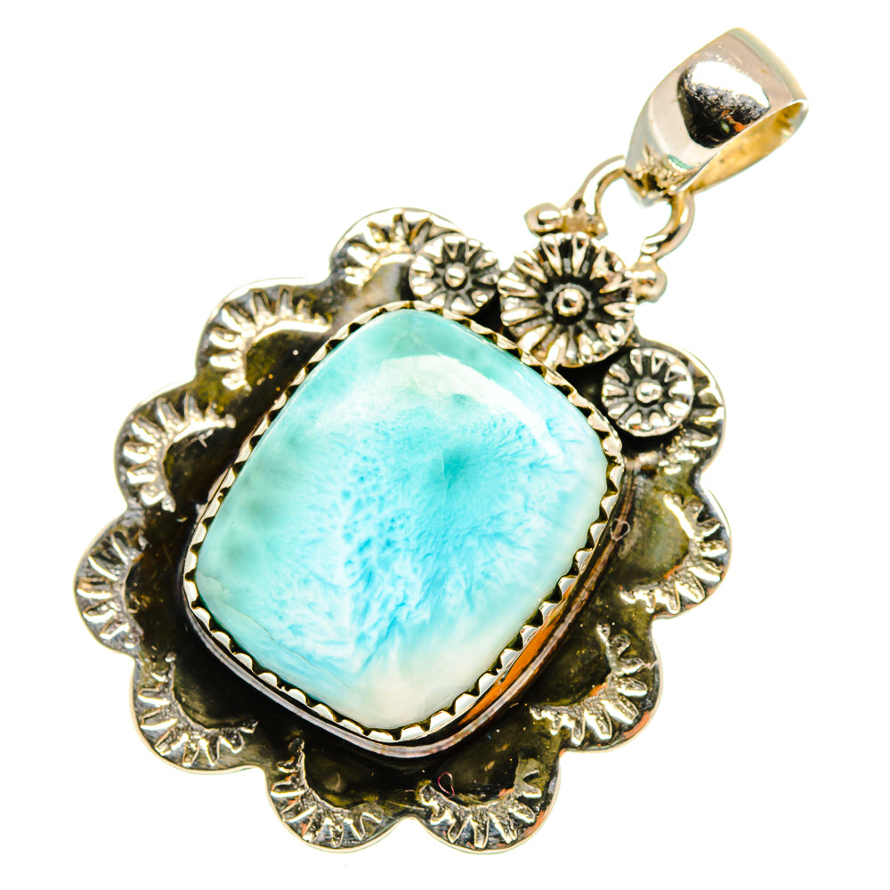 Larimar Pendants handcrafted by Anasilvercos - PD10480