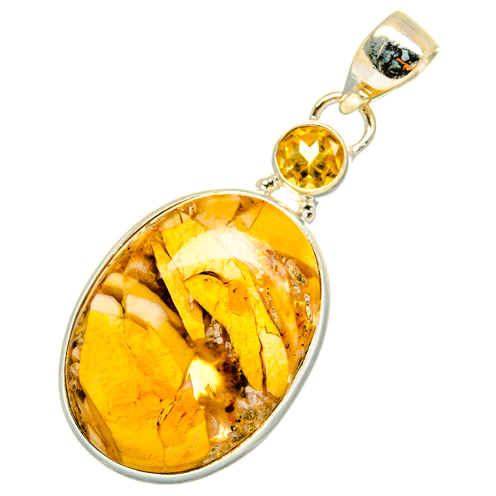 Brecciated Mookaite Pendants handcrafted by Anasilvercos - PD10481