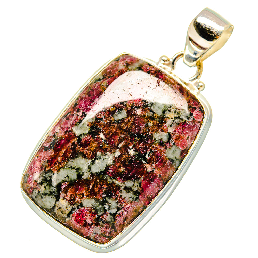 Russian Eudialyte Pendants handcrafted by Anasilvercos - PD10491