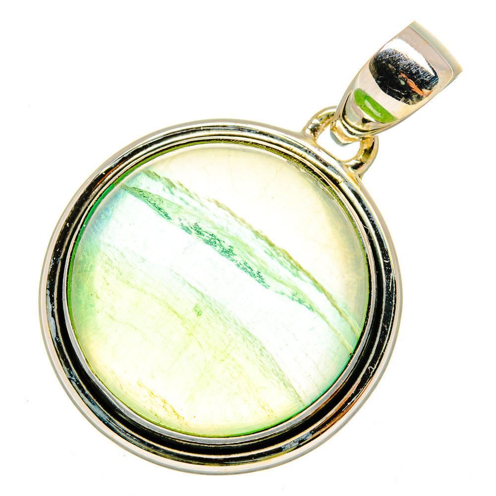 Green Fluorite Pendants handcrafted by Anasilvercos - PD10525