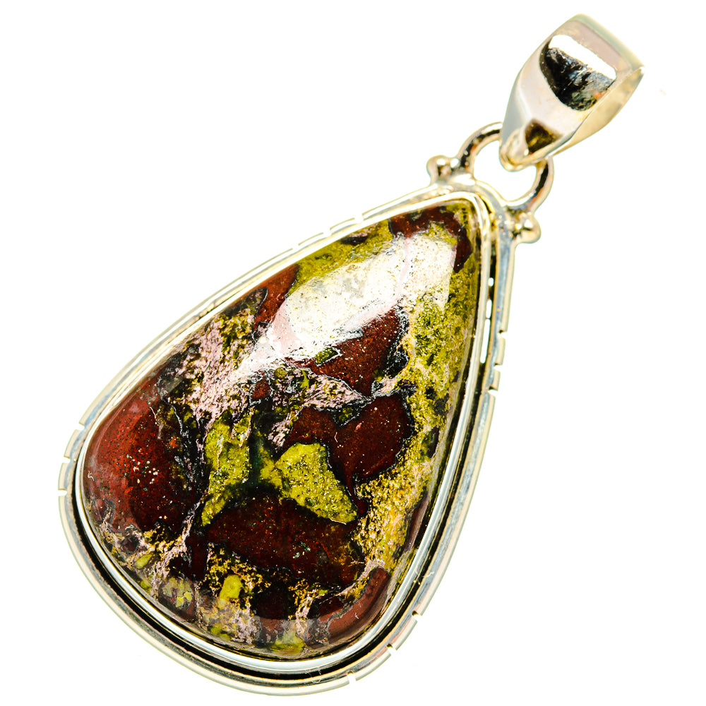 Dragon Blood Jasper Pendants handcrafted by Anasilvercos - PD10526