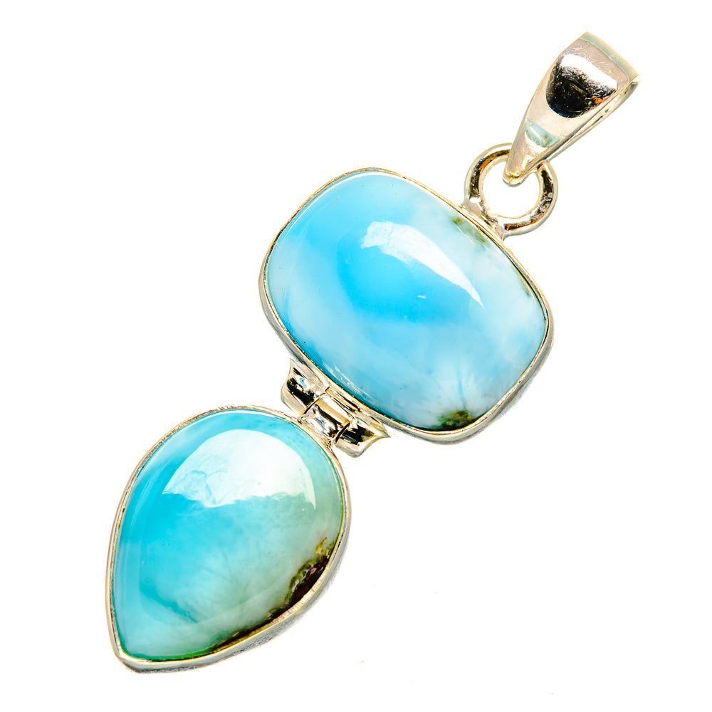 Larimar Pendants handcrafted by Anasilvercos - PD10536