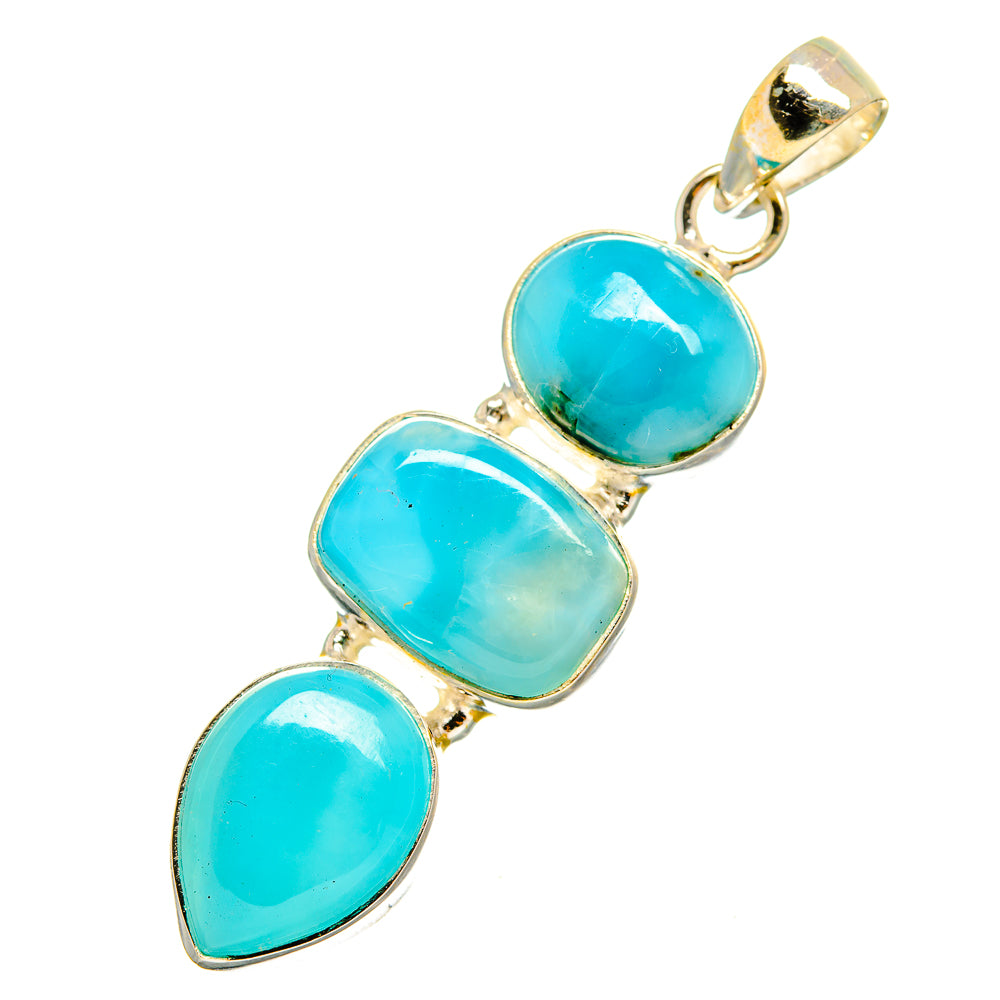 Larimar Pendants handcrafted by Anasilvercos - PD10545