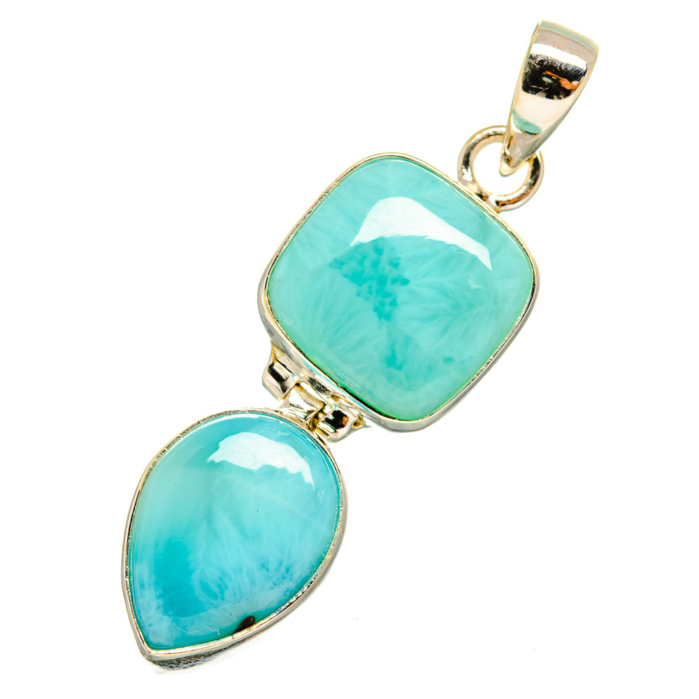 Larimar Pendants handcrafted by Anasilvercos - PD10548