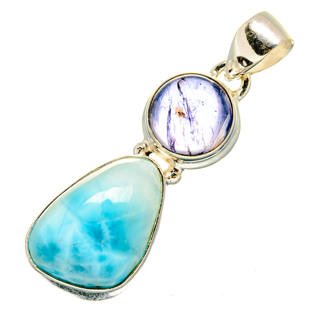 Larimar Pendants handcrafted by Anasilvercos - PD10553