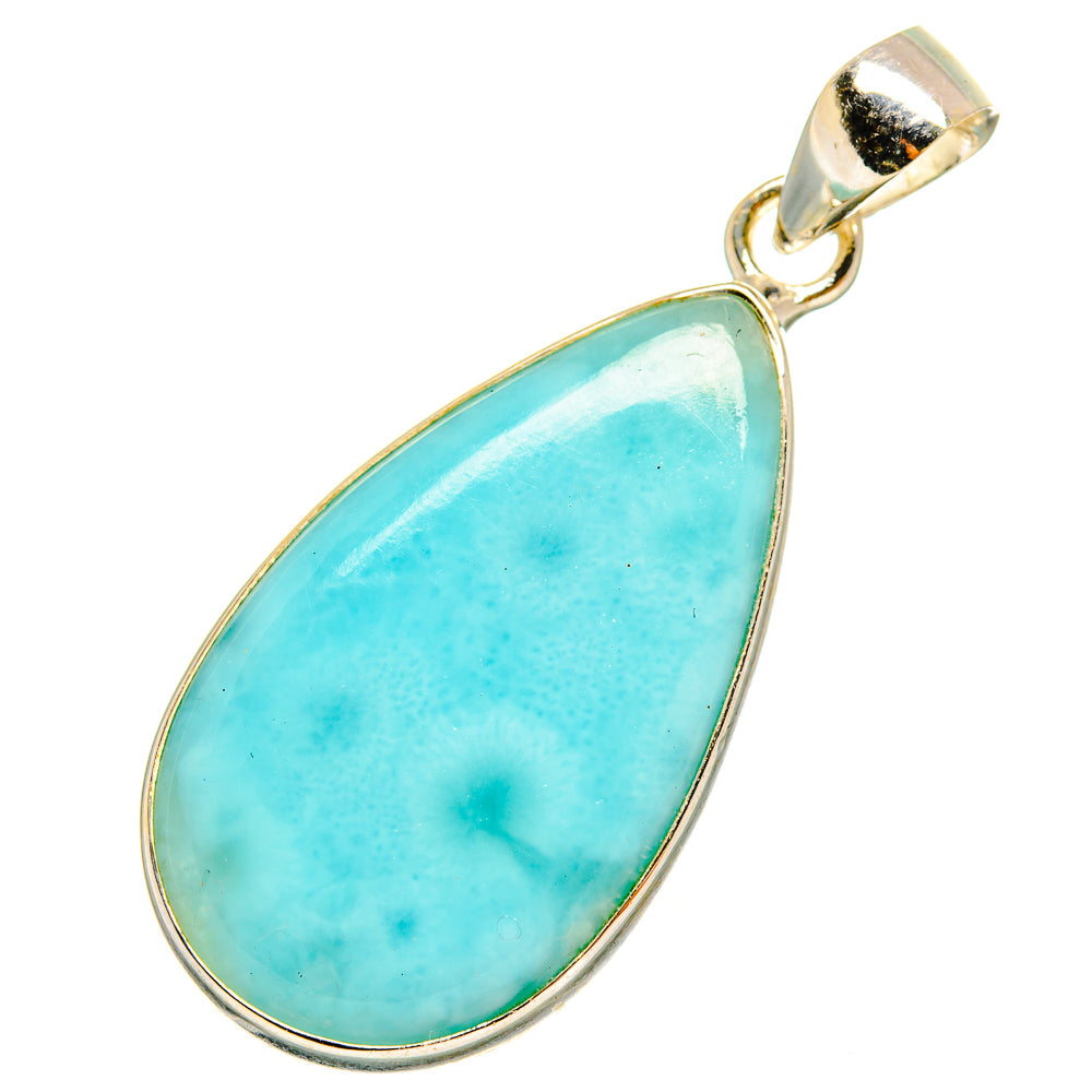 Larimar Pendants handcrafted by Anasilvercos - PD10556