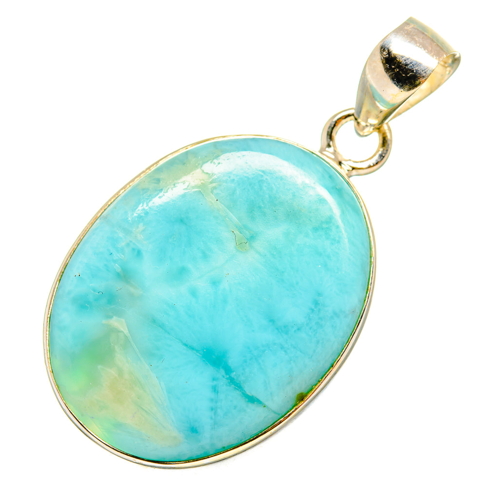Larimar Pendants handcrafted by Anasilvercos - PD10559