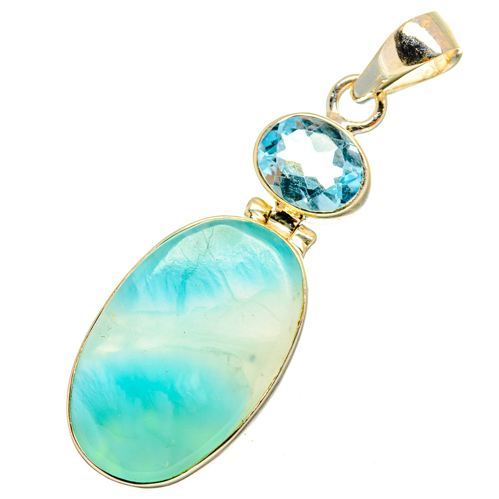 Larimar Pendants handcrafted by Anasilvercos - PD10561