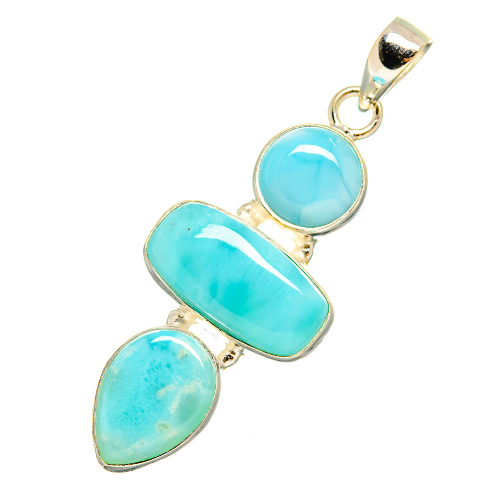 Larimar Pendants handcrafted by Anasilvercos - PD10569