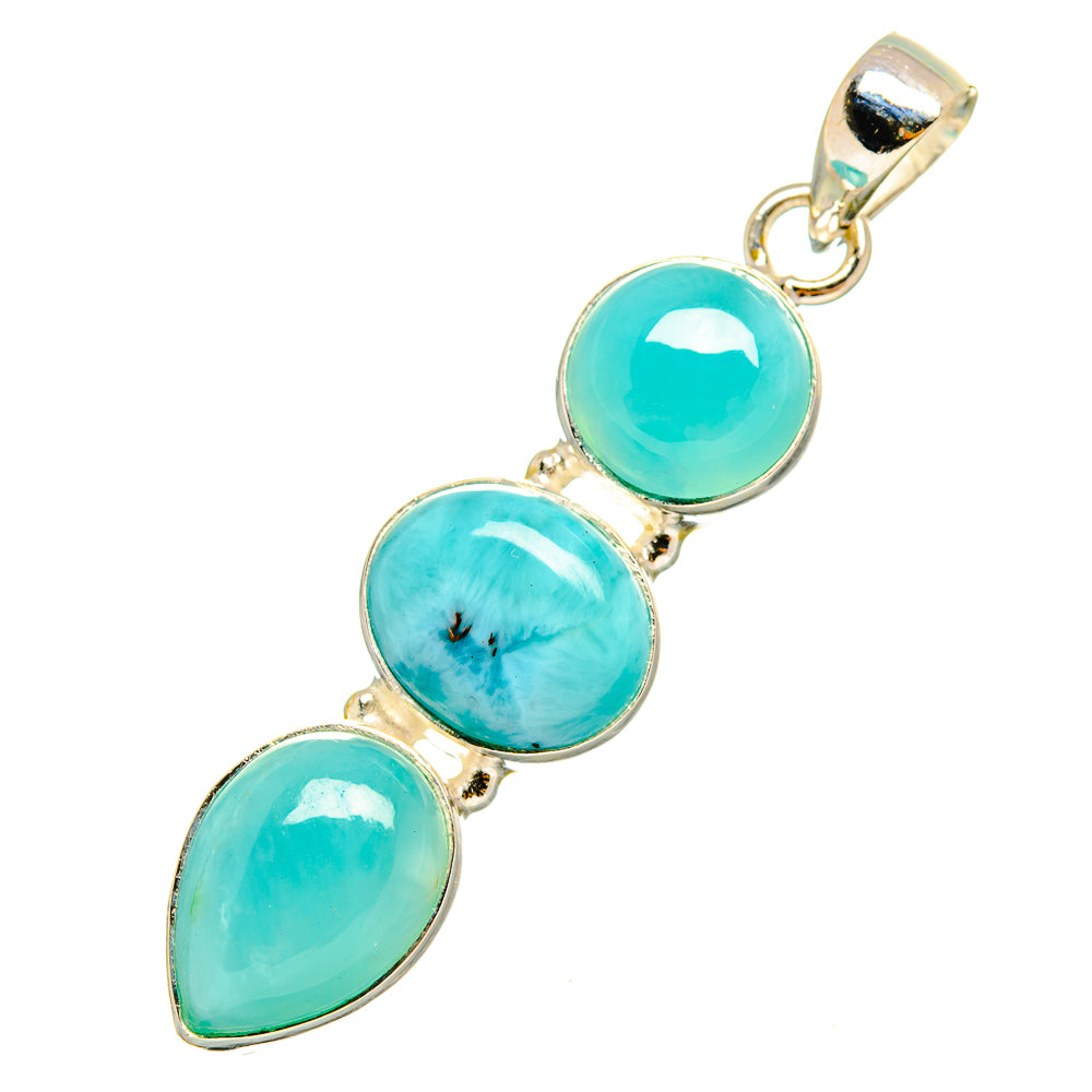 Larimar Pendants handcrafted by Anasilvercos - PD10571