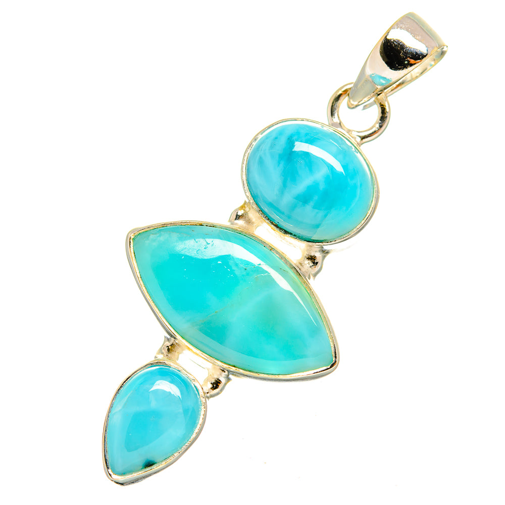Larimar Pendants handcrafted by Anasilvercos - PD10572