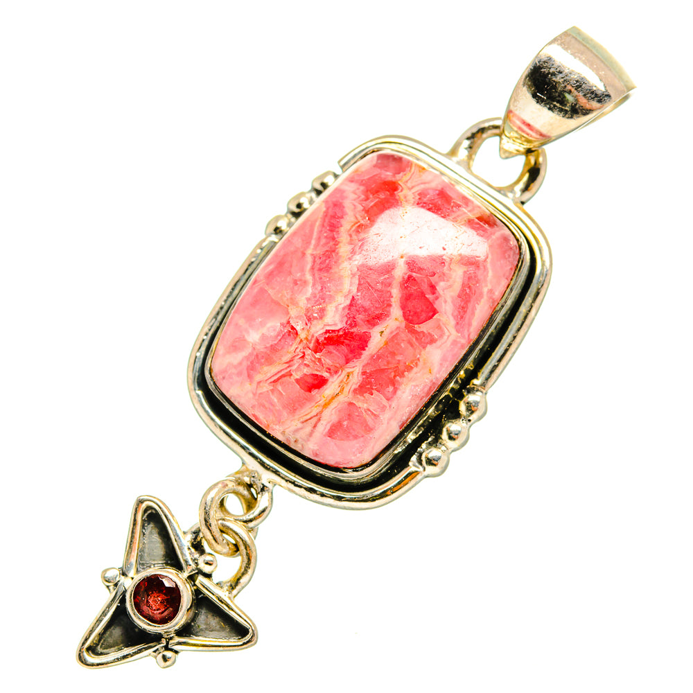 Rhodochrosite Pendants handcrafted by Anasilvercos - PD10601