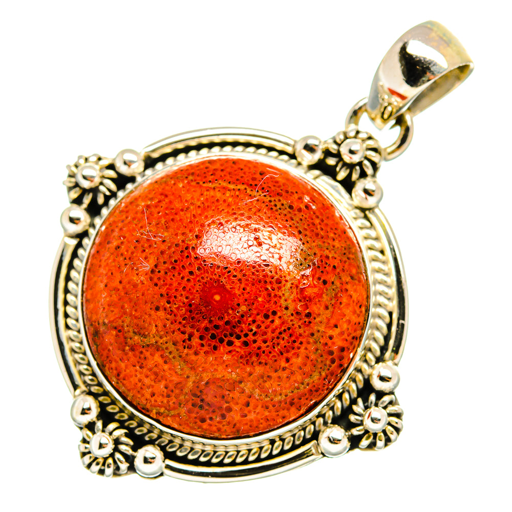 Sponge Coral Pendants handcrafted by Anasilvercos - PD10605
