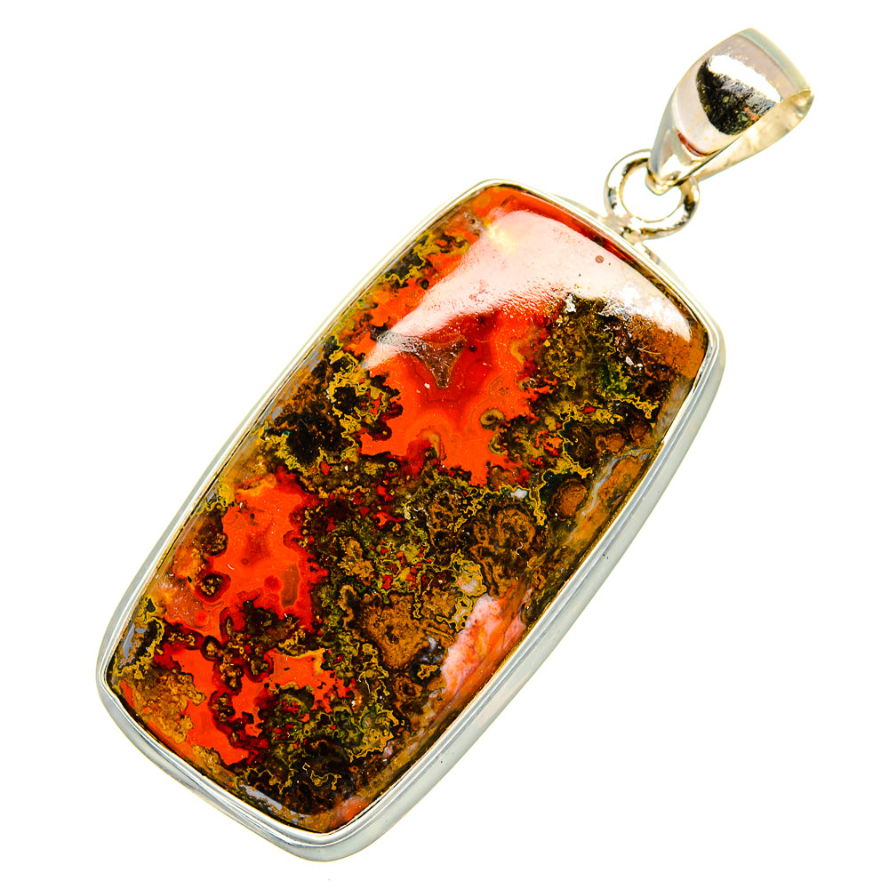 Moroccan Agate Pendants handcrafted by Anasilvercos - PD10612