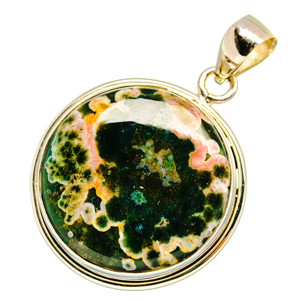 Ocean Jasper Pendants handcrafted by Anasilvercos - PD10625