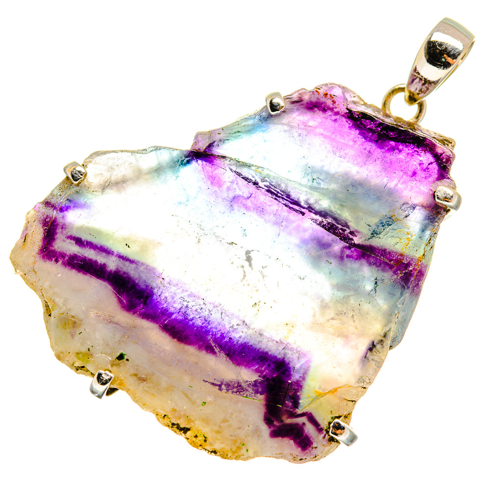 Fluorite Pendants handcrafted by Anasilvercos - PD10629