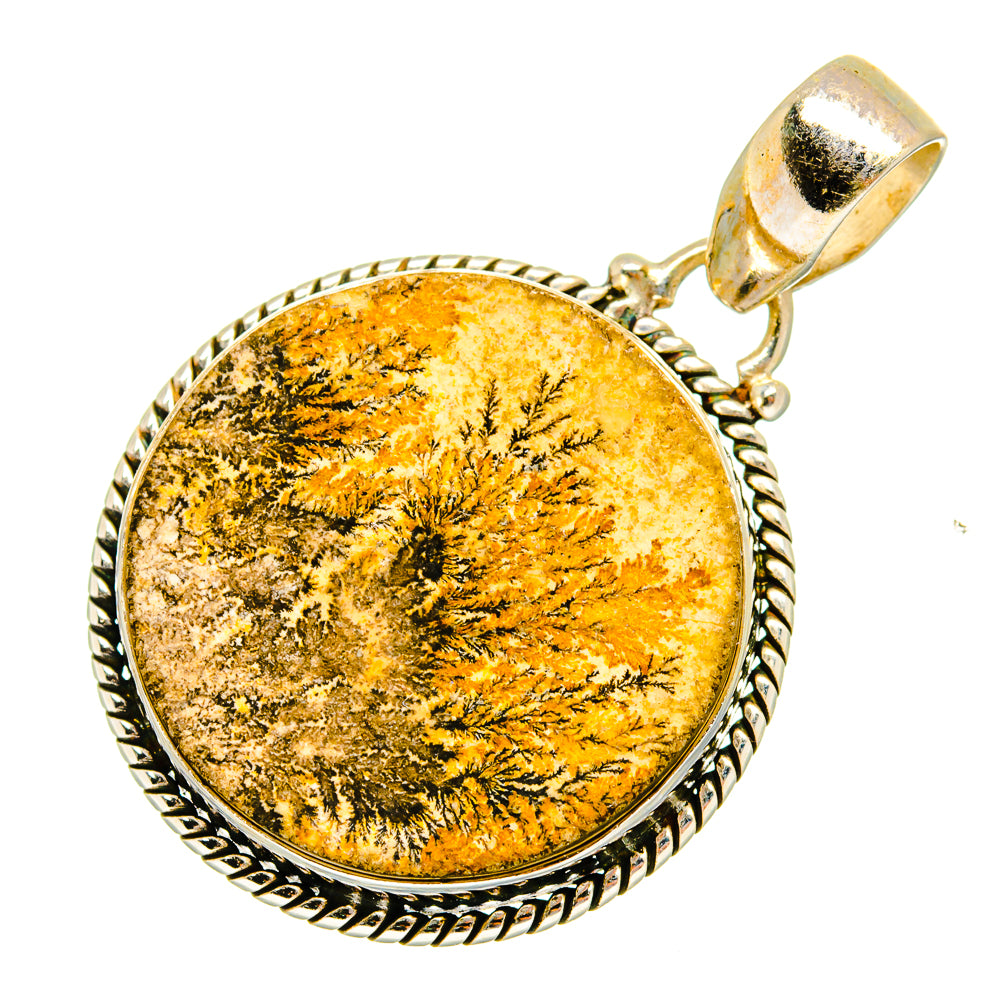 Germany Psilomelane Dendrite Pendants handcrafted by Anasilvercos - PD10633