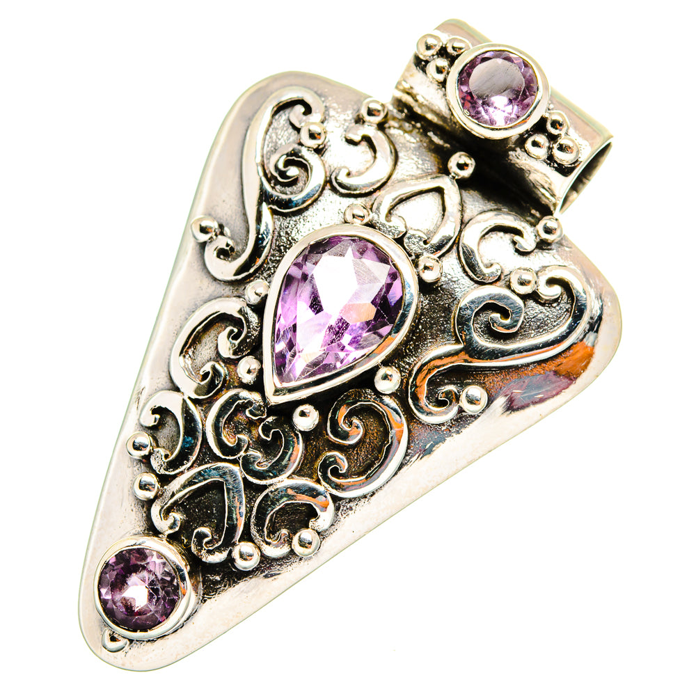 Amethyst Pendants handcrafted by Anasilvercos - PD10642