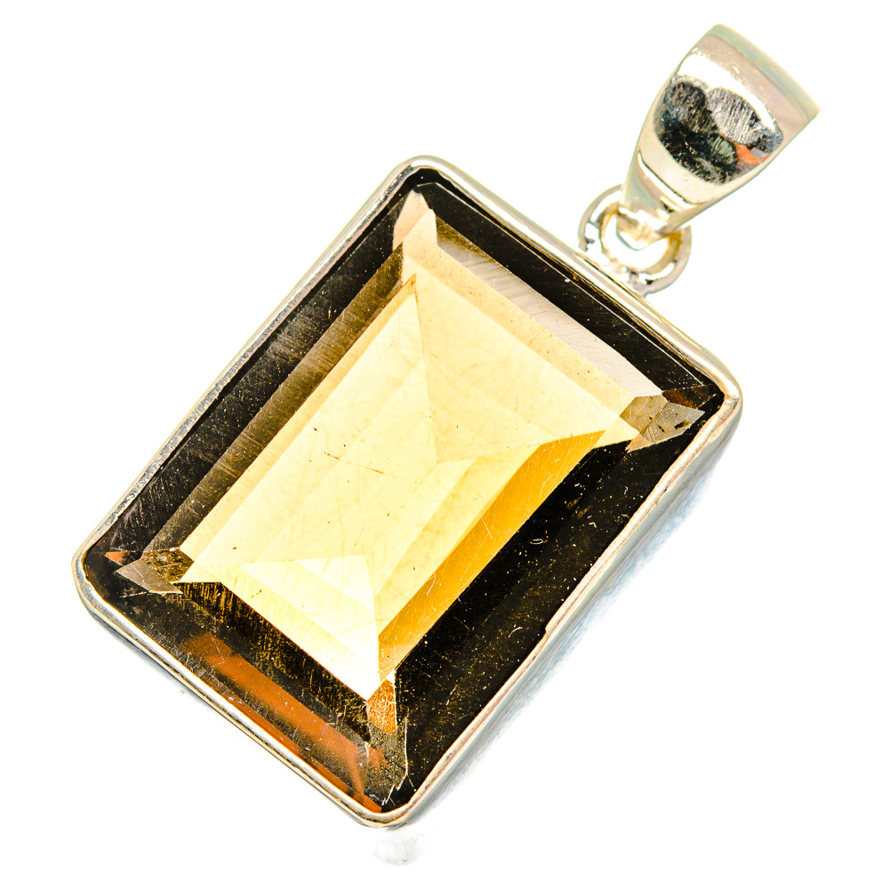 Smoky Quartz Pendants handcrafted by Anasilvercos - PD10652