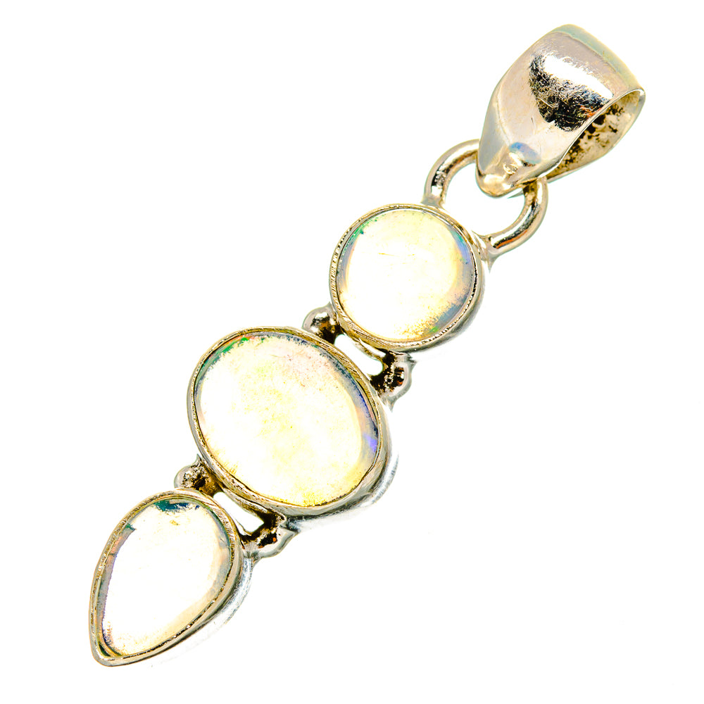 Ethiopian Opal Pendants handcrafted by Anasilvercos - PD10666