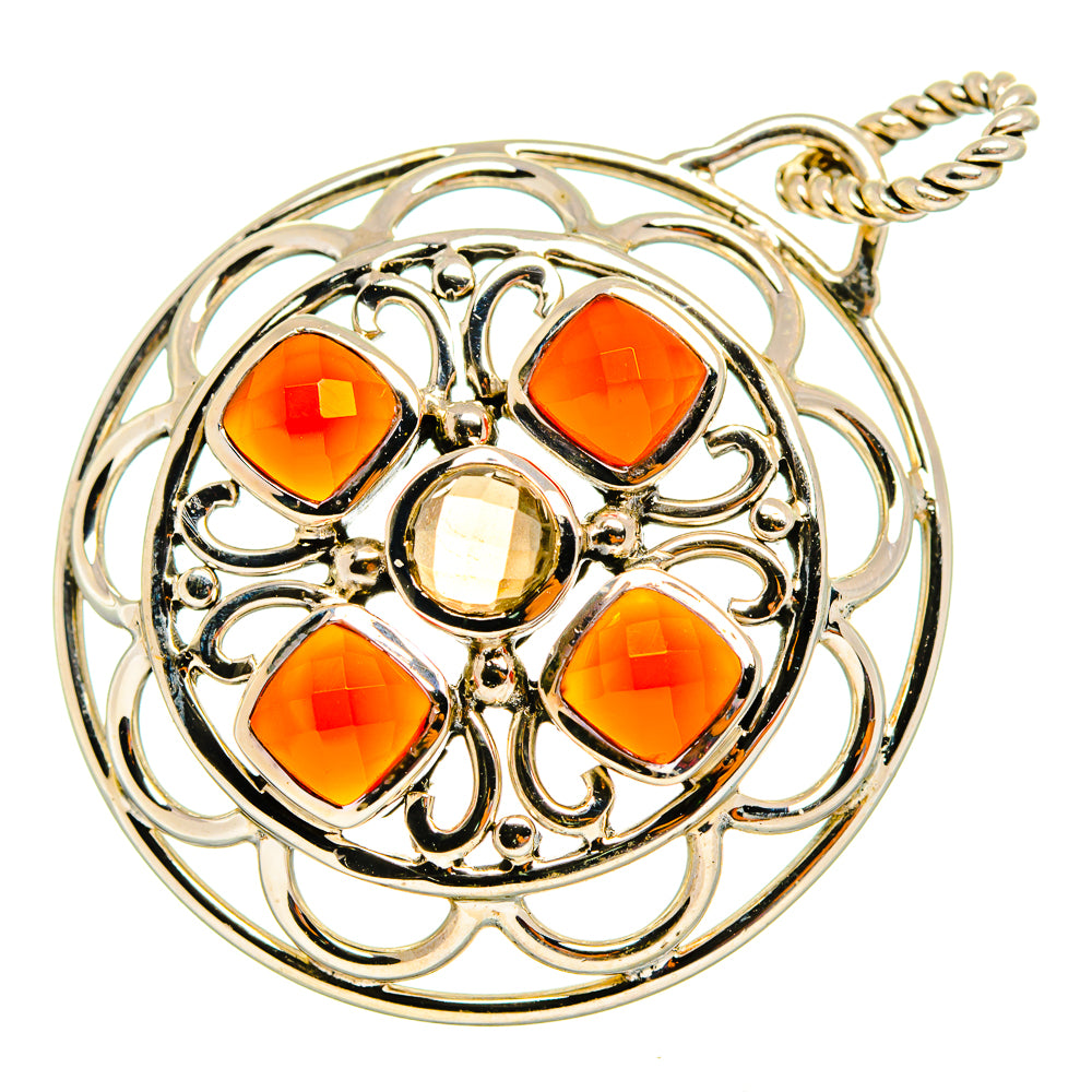 Carnelian Pendants handcrafted by Anasilvercos - PD10682