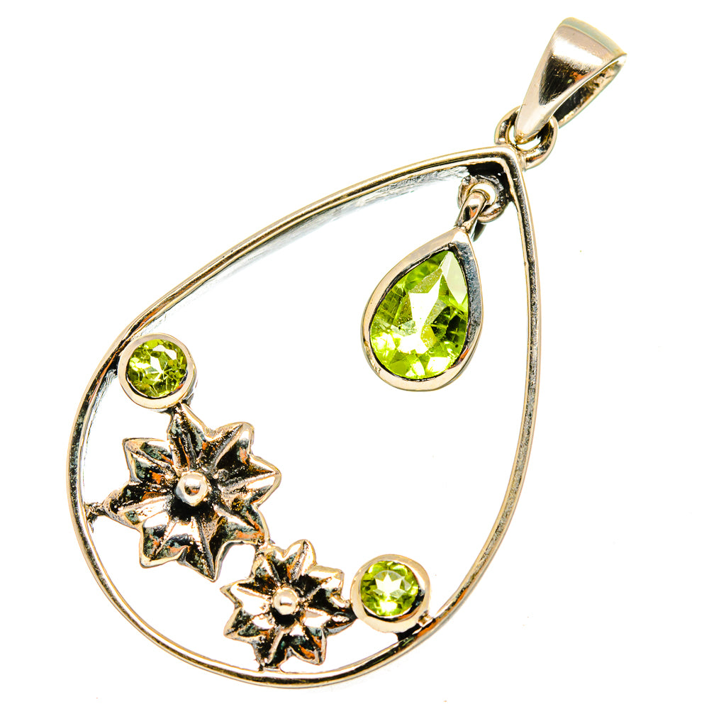 Peridot Pendants handcrafted by Anasilvercos - PD10696