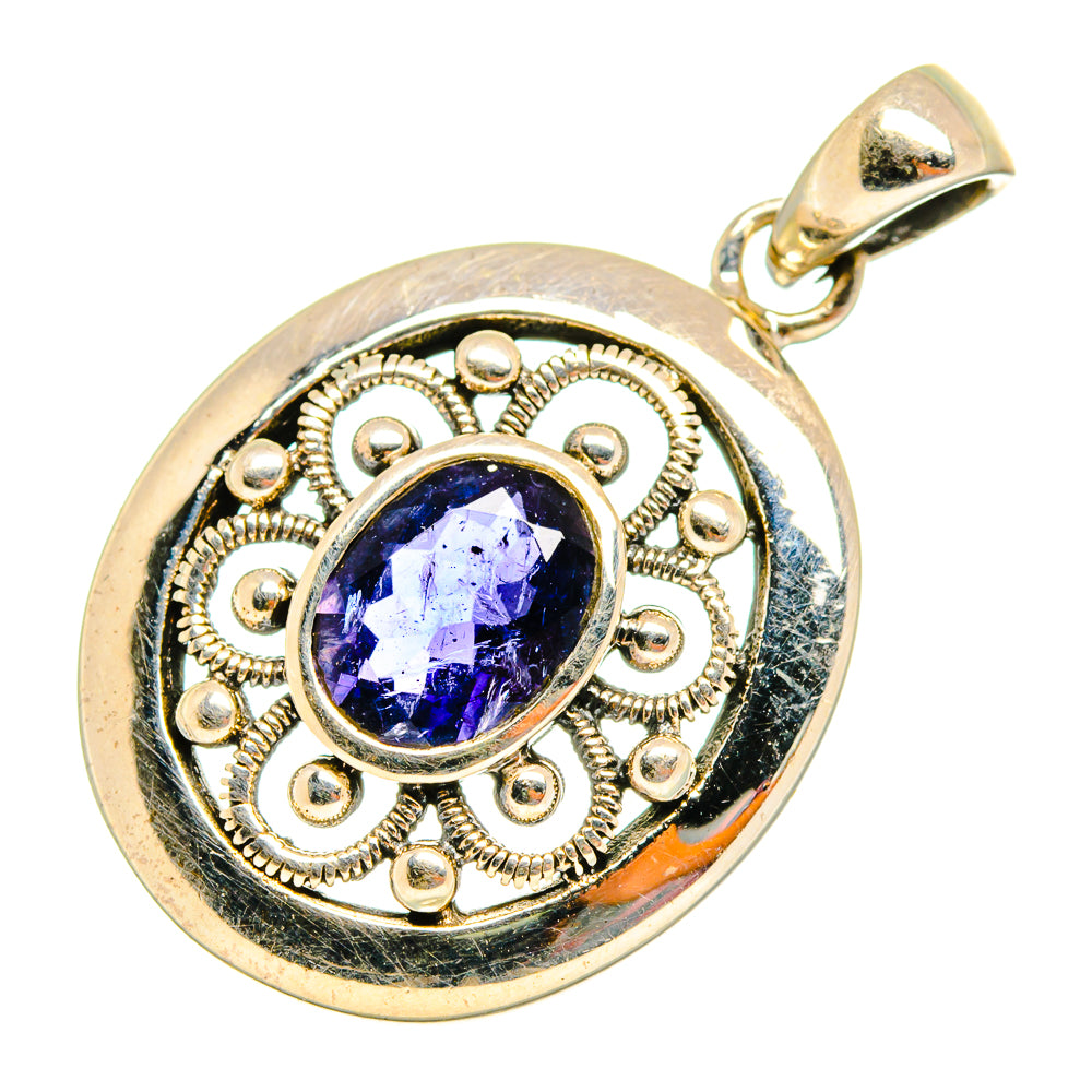Tanzanite Pendants handcrafted by Anasilvercos - PD10705