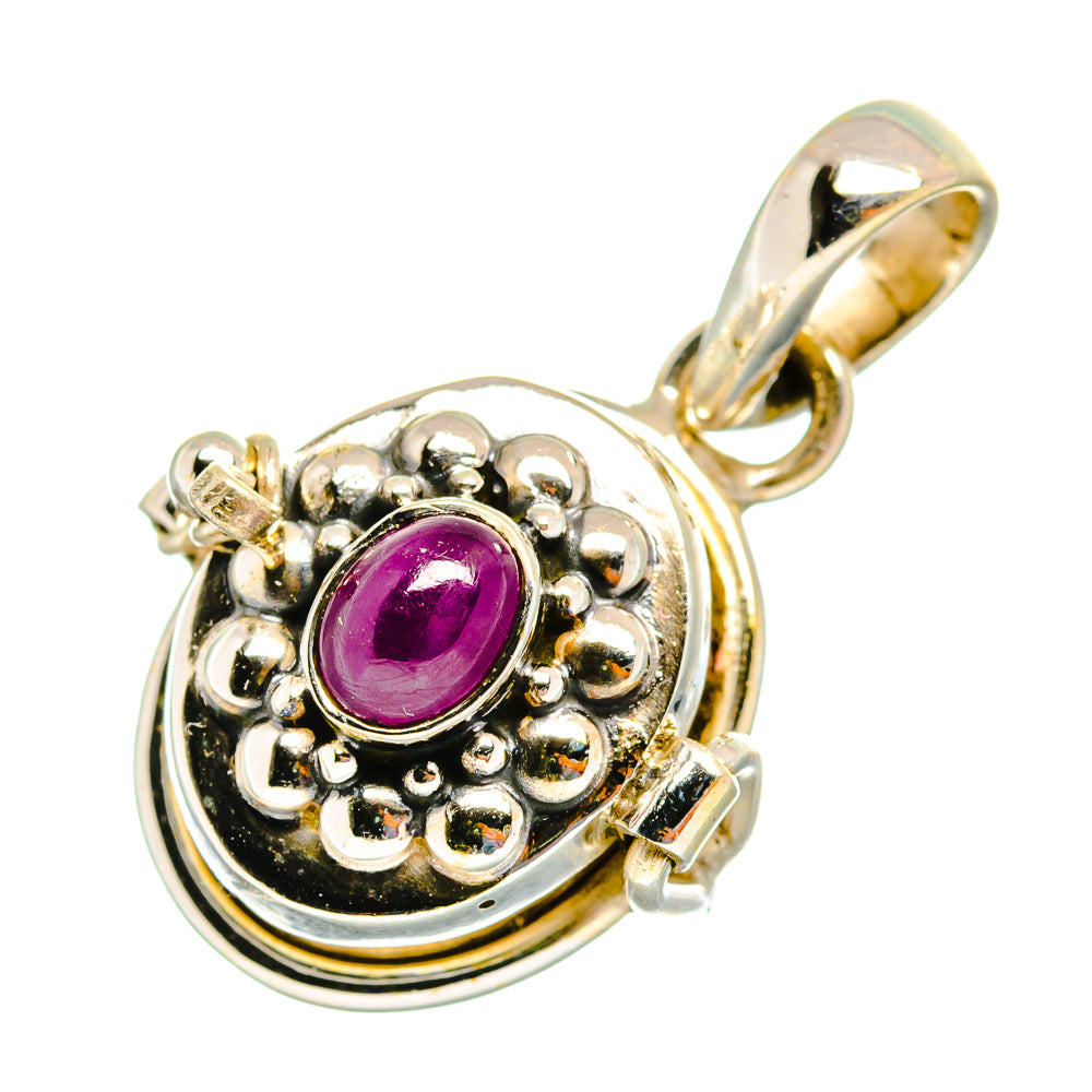 Ruby Pendants handcrafted by Anasilvercos - PD10718