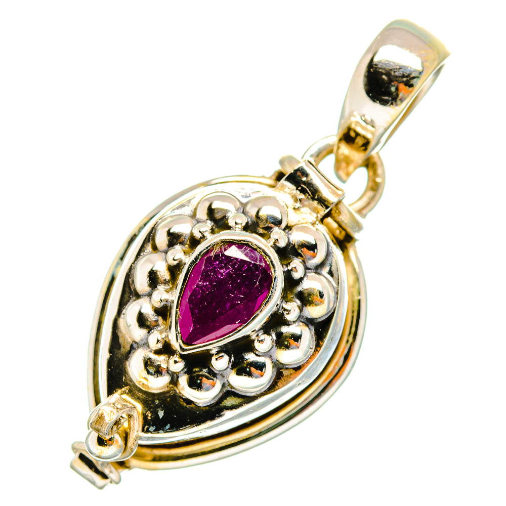 Ruby Pendants handcrafted by Anasilvercos - PD10720