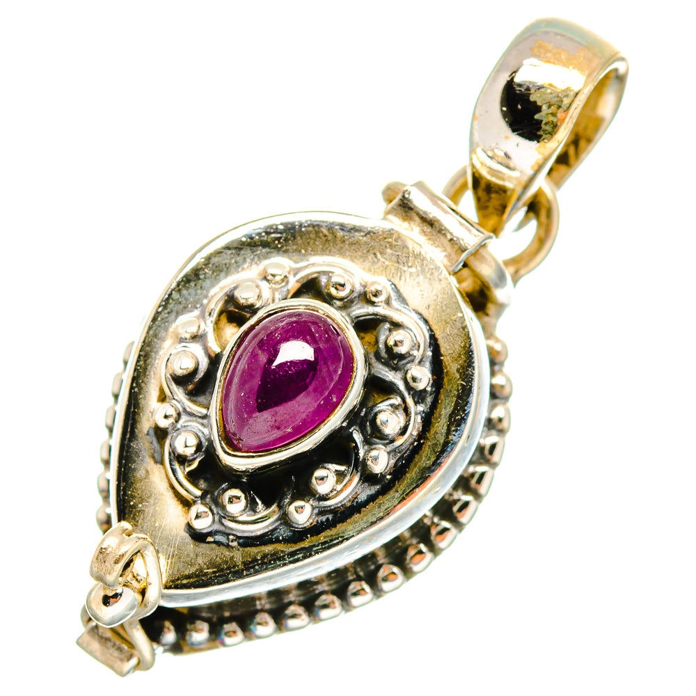 Ruby Pendants handcrafted by Anasilvercos - PD10721