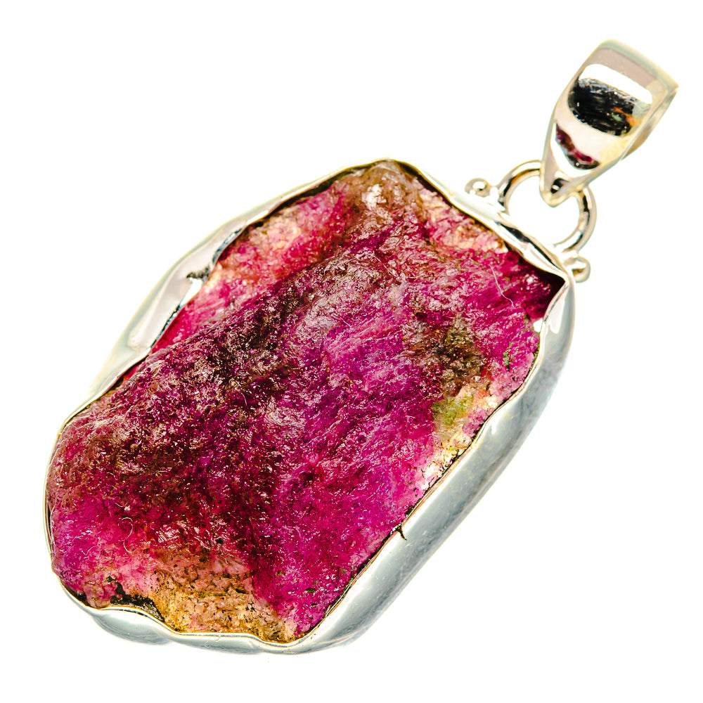 Ruby Zoisite Pendants handcrafted by Anasilvercos - PD10746