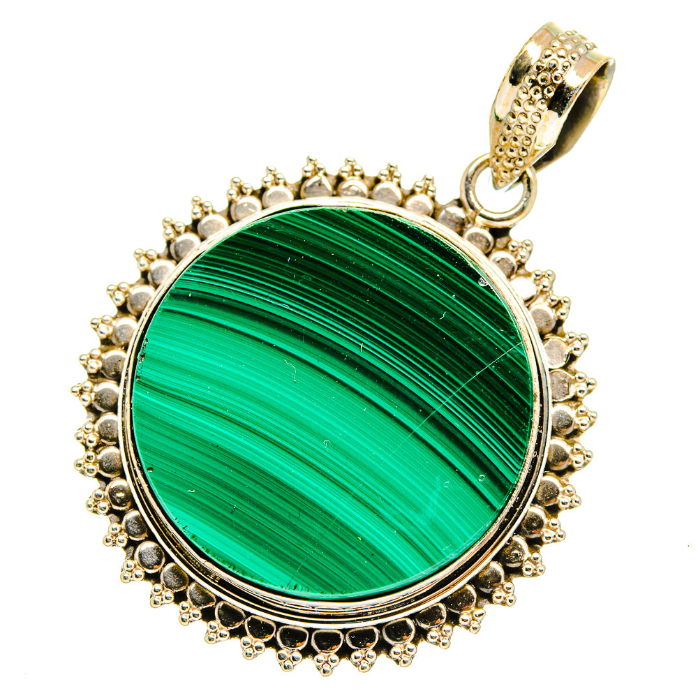 Malachite Pendants handcrafted by Anasilvercos - PD10760