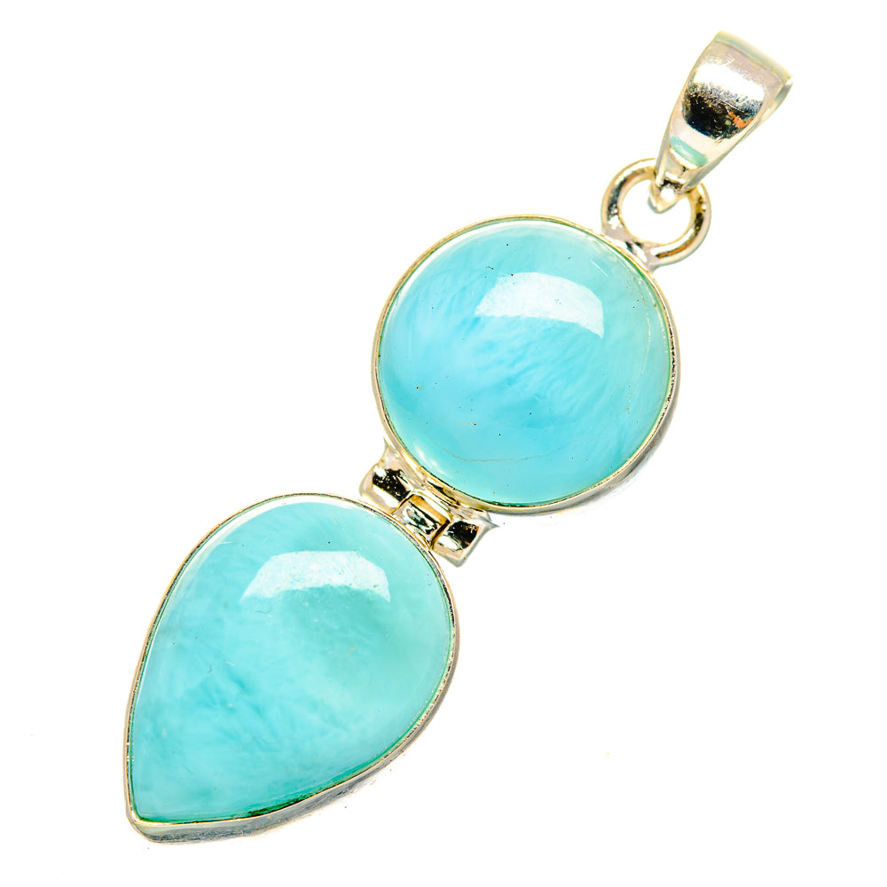 Larimar Pendants handcrafted by Anasilvercos - PD10769