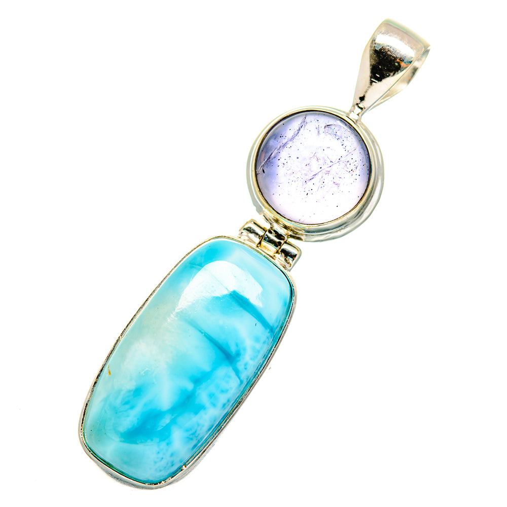 Larimar Pendants handcrafted by Anasilvercos - PD10770