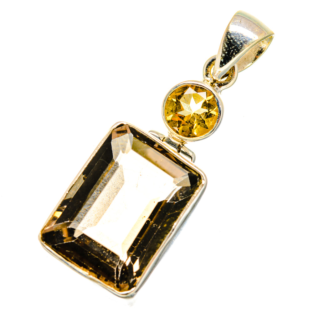 Smoky Quartz Pendants handcrafted by Anasilvercos - PD10775