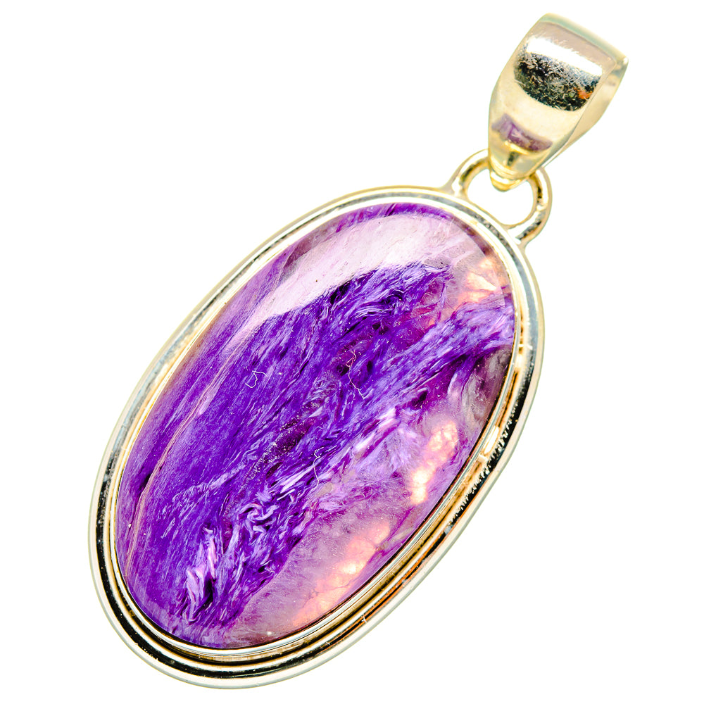 Charoite Pendants handcrafted by Anasilvercos - PD10777