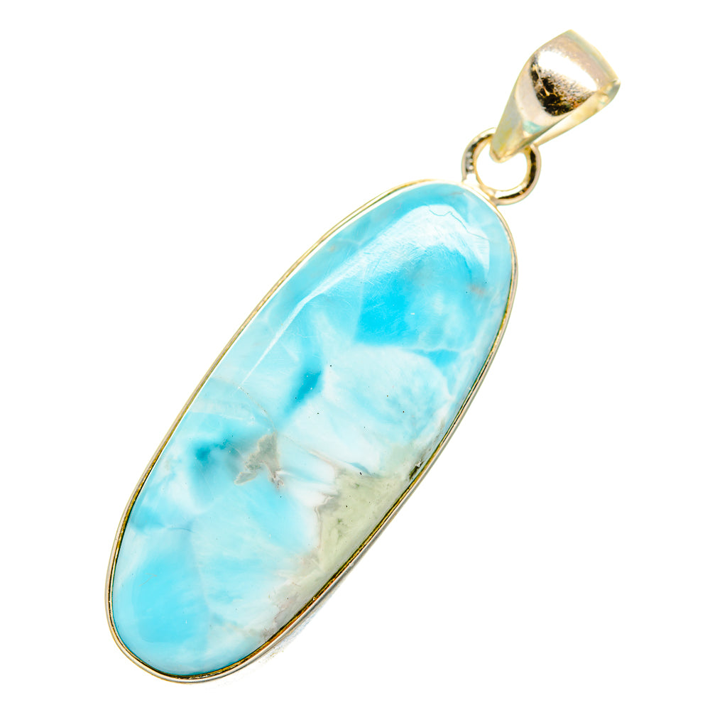 Larimar Pendants handcrafted by Anasilvercos - PD10782