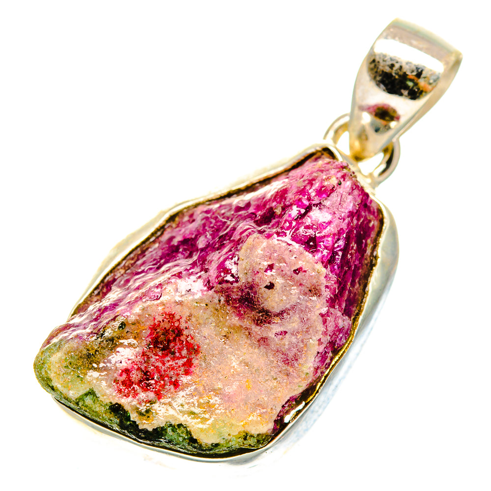 Ruby Zoisite Pendants handcrafted by Anasilvercos - PD10786 - Photo 2