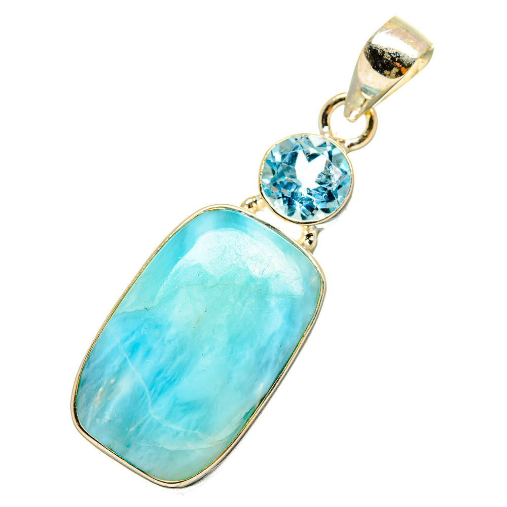 Larimar Pendants handcrafted by Anasilvercos - PD10794