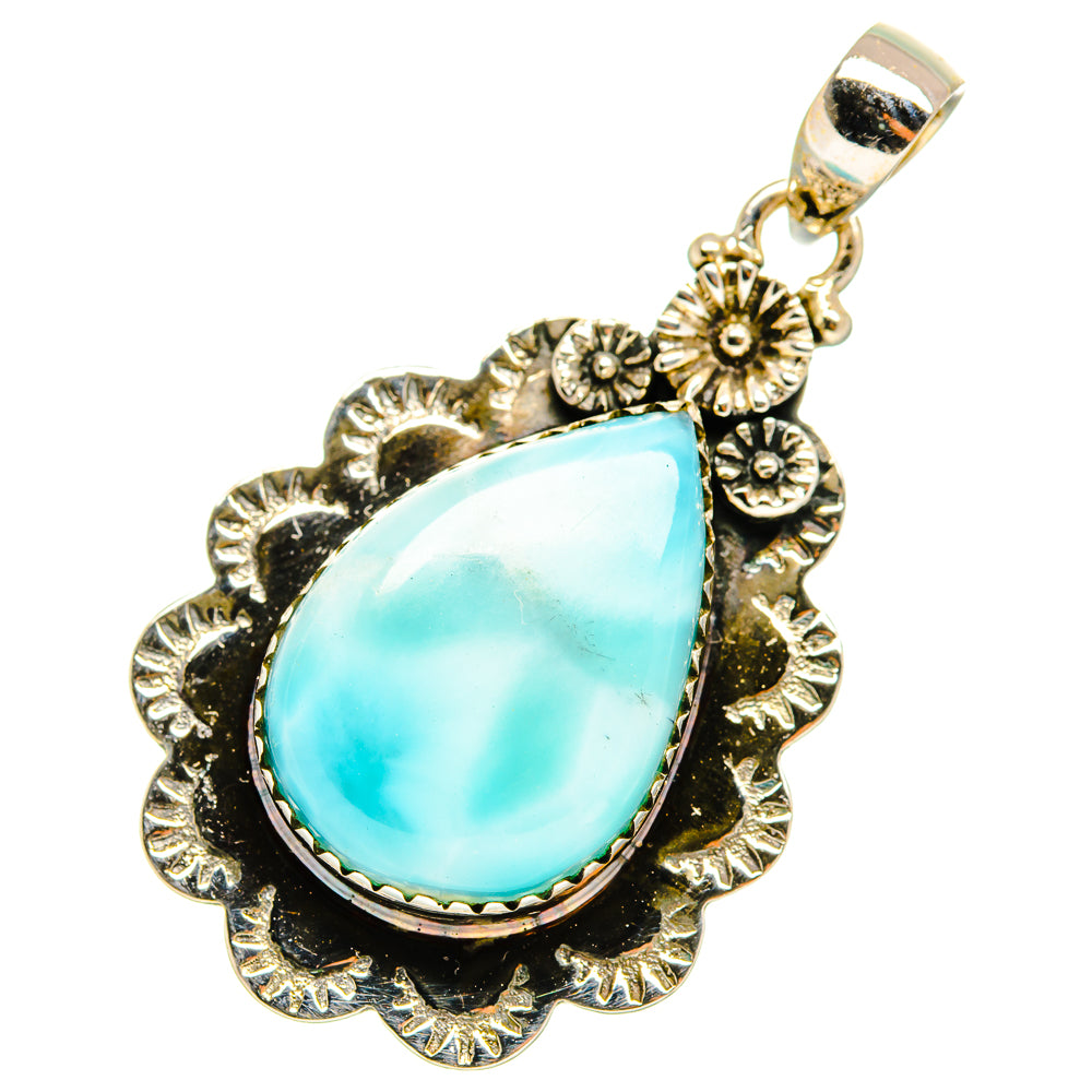 Larimar Pendants handcrafted by Anasilvercos - PD10798